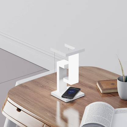 Levitating Mobile Device Charging Fixture: Illuminate and Charge with Style!