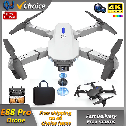 2024 E88Pro RC Drone: 4K Camera, Foldable Design