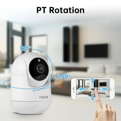 Fuers 3MP WiFi Camera: Tuya Smart Home Indoor Wireless IP Surveillance Camera