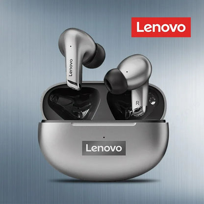 Lenovo LP5: หูฟังบลูทูธไร้สายสำหรับเพลงไฮไฟ กีฬา และชุดหูฟังกันน้ำพร้อมไมโครโฟน