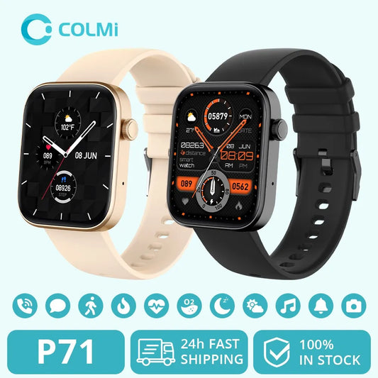 CoLMi P71 Smartwatch: Stay Connected, Stay Healthy