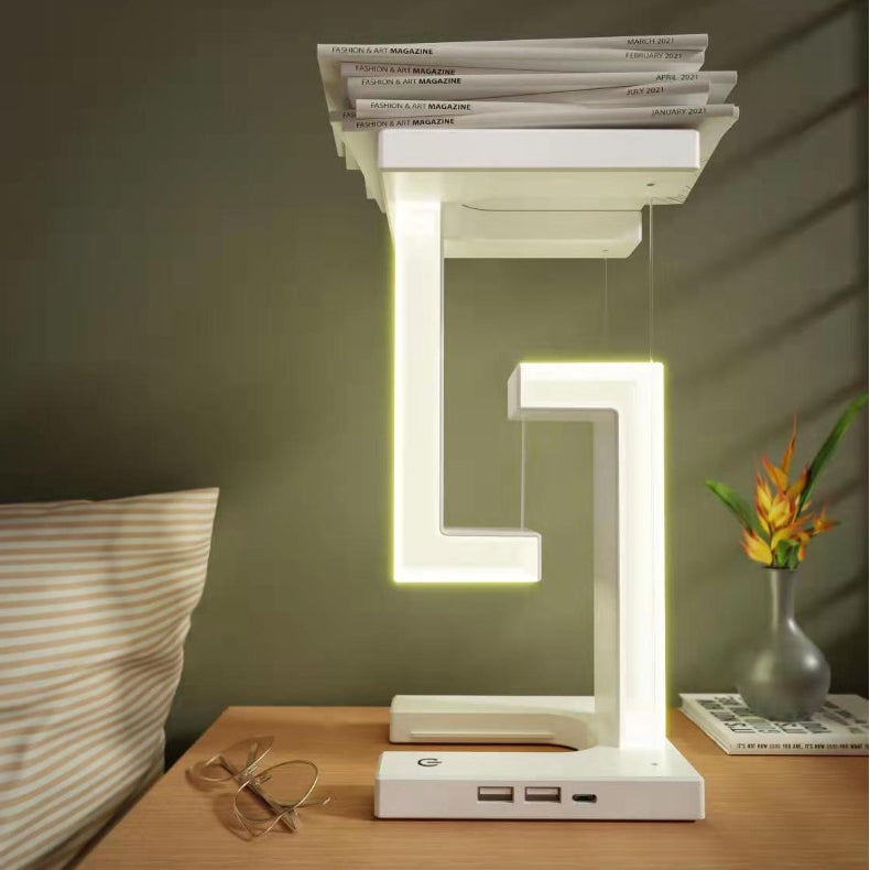 Levitating Mobile Device Charging Fixture: Illuminate and Charge with Style!