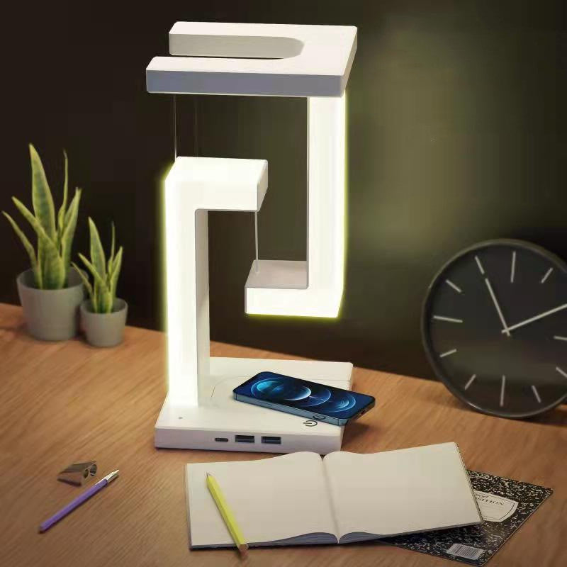 Levitating Mobile Device Charging Fixture: Illuminate and Charge with Style!